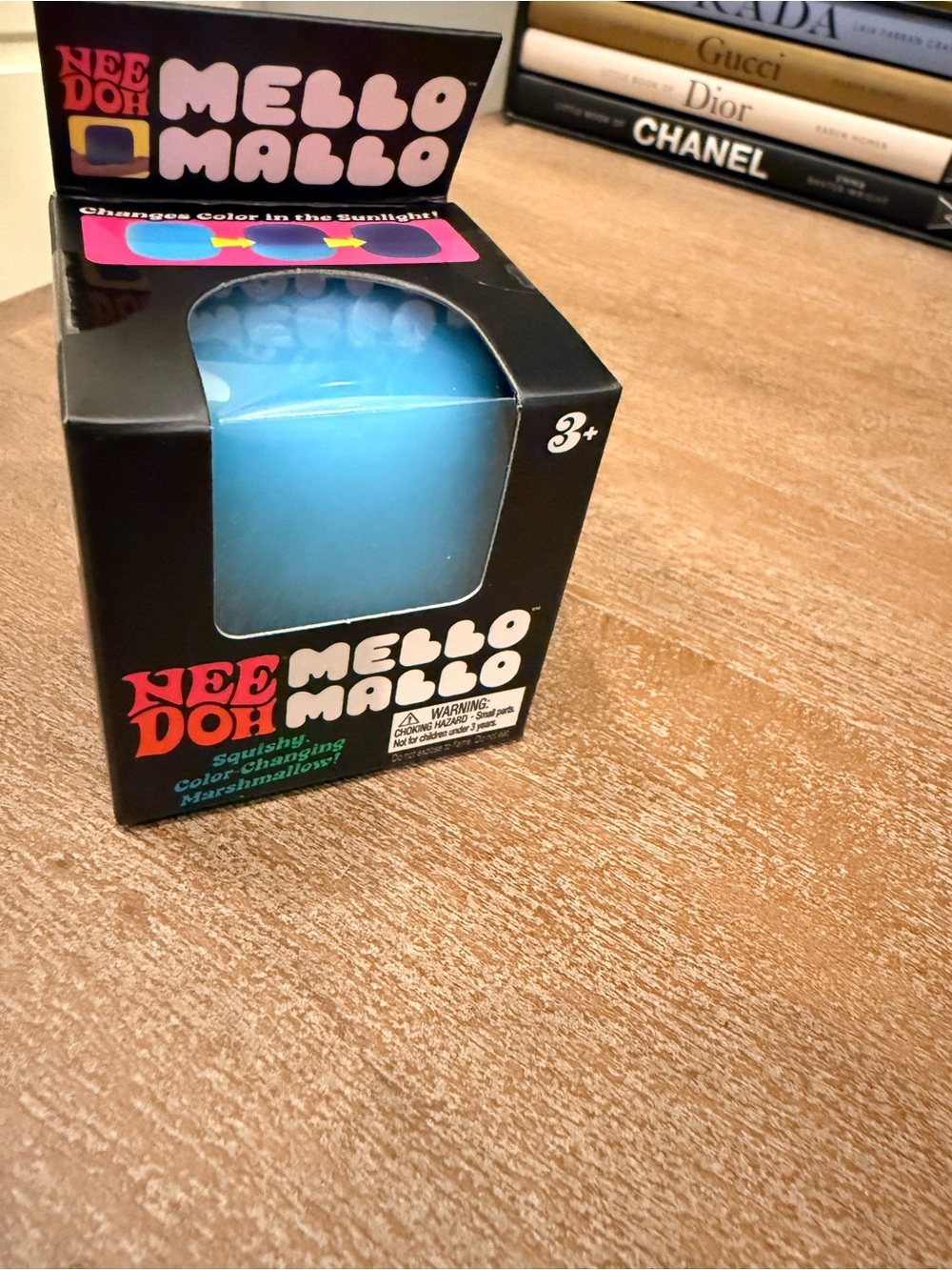 Color-Changing Squishy Marshmallow Toy - Blue brand new!